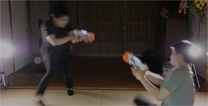 光線銃サバゲーでチームビルディング