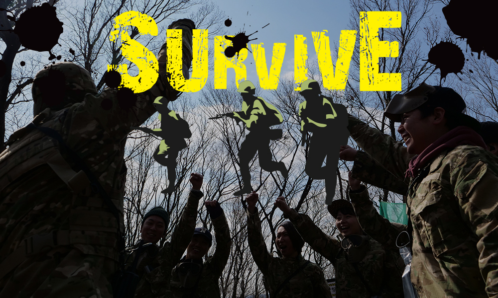 SURVIVE!（Eng Ver.）<br>Teambuilding × Airsoft Battle